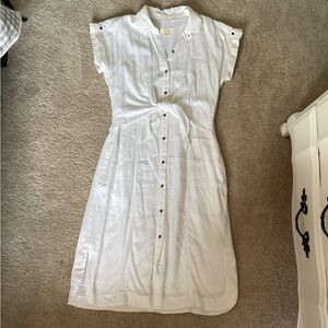 Anthropologie White Maeve Dress
